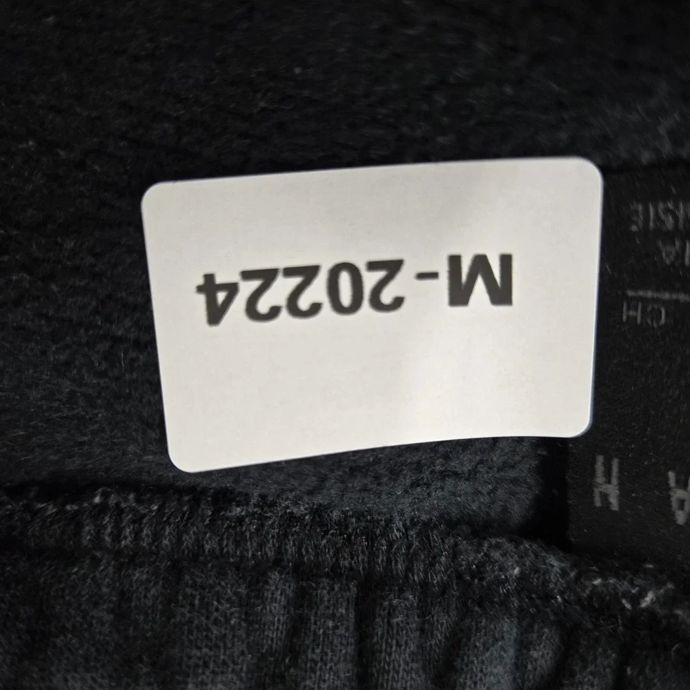 Jordan‎ Men Activewear Pants S Black Embroidered Sweatpants Colorblock Fleece